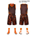 Sublimiertes Basketball-einheitliches kundenspezifisches Druck-Basketball-Abnutzungs-Mann-Sport-Hemd Polyester 100%